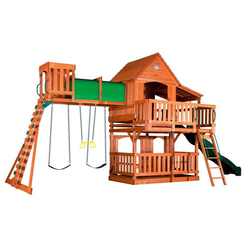 Woodridge Elite Wooden Swing Set