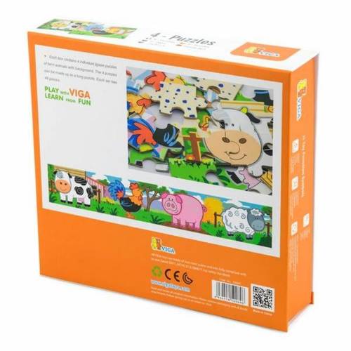  4-Puzzle Set - Farm  