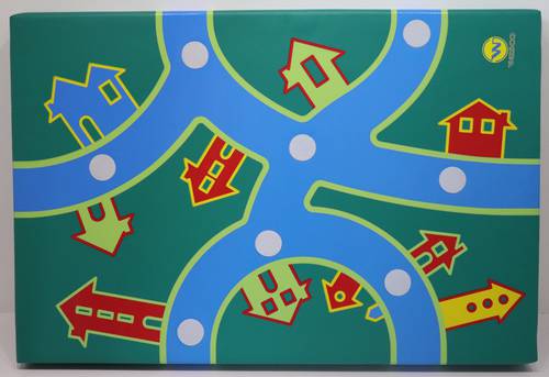 Road Wall Mat  L: 90 cm - W: 60 cm - th: 5 cm.