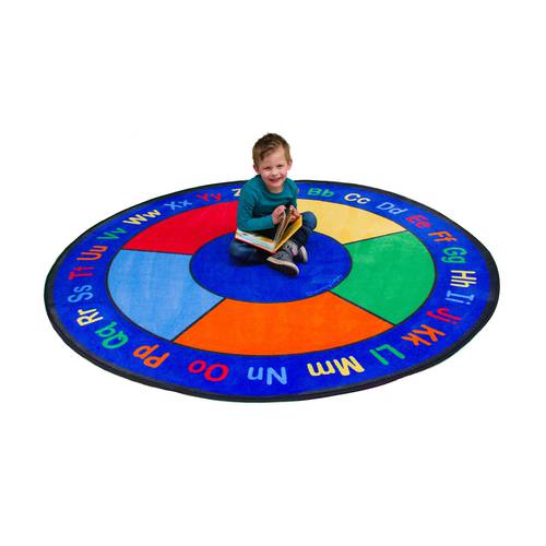 ABC Squares Rug – Round Large Dia 275 Cm