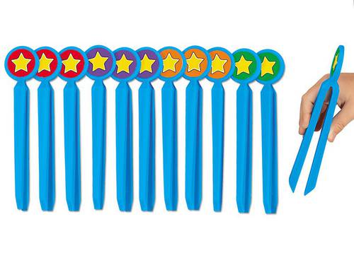 Easy-Grip Safety Tweezers - Set of 12