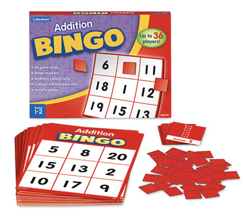 Addition Bingo