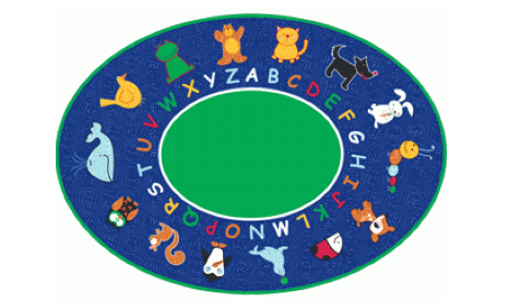 FUN WITH ANIMALS: OVAL LARGE - 264cm x 365cm