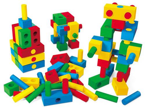 FOAM PEG BLOCKS - Class Set 100 pieces