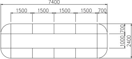 طاولة معلم مقاس : W1200 X D600 X H760 mm