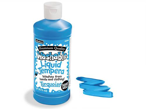 Lakeshore Fully Washable Liquid Tempera Paint. Turquoise