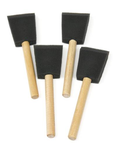 Foam Brushes Set contains 12
