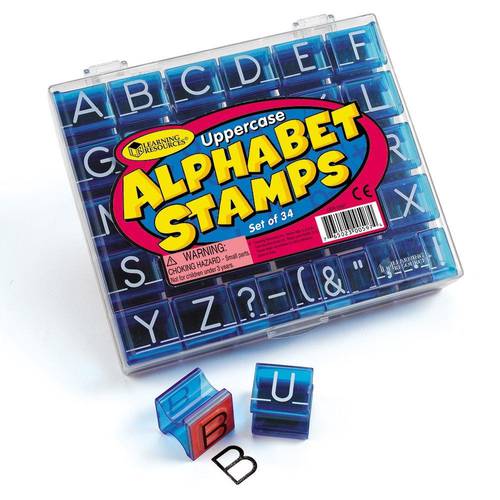 Uppercase Alphabet Stamps Set