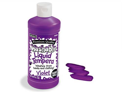 Lakeshore Fully Washable Liquid Tempera Paint. Violet