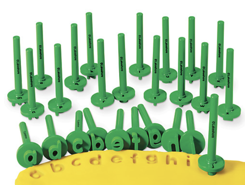 Lowercase Alphabet Dough Stampers