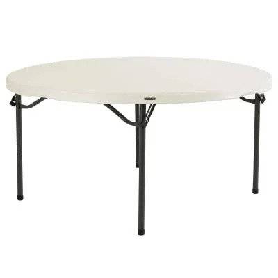 LIFETIME 60-INCH ROUND NESTING TABLE 