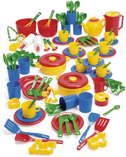 PLAY DINNER & BAKING SET 100 pieces