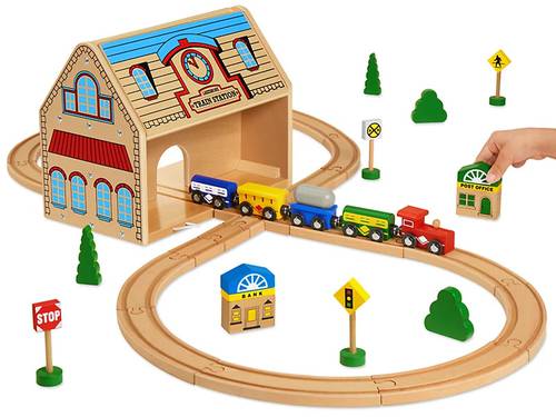 Take-Along Train Station