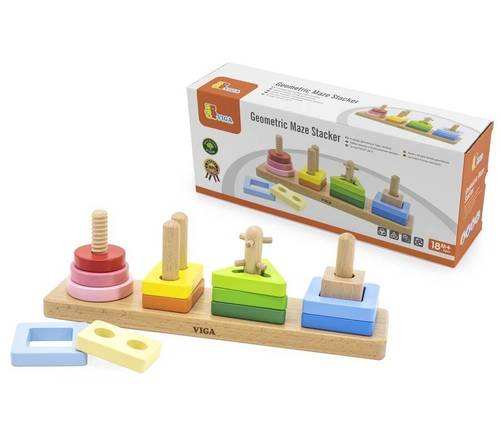  Geometric Maze Stacker