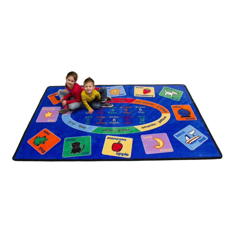 Smarty Spanish – Bilingual Rug – Rectangle Small  180cm x 257cm