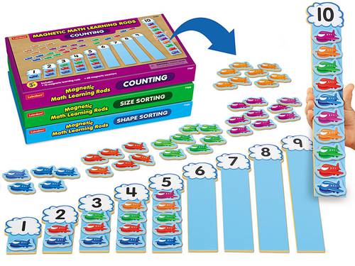 Magnetic Math Learning Rods - Complete Set