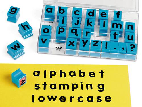 RUBBER STAMP ALPHABETS - Lowercase Stamps