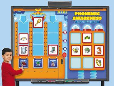 PHONEMIC AWARENESS FUN FACTORY INTERACTIVE GAME CD-ROM