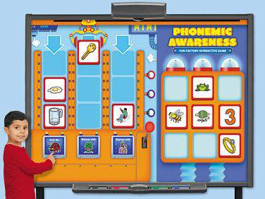 PHONEMIC AWARENESS FUN FACTORY INTERACTIVE GAME CD-ROM