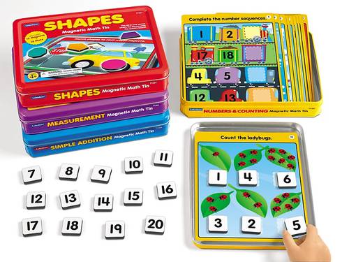 Magnetic Math Activity Tins - Complete Set