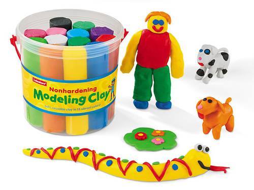 Nonhardening Modeling Clay Bucket
