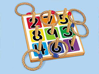 NUMBERS RING TOSS GAME