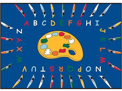 ABC PAINTBRUSHES CARPET RECT. SMALL  180cm X 257cm.