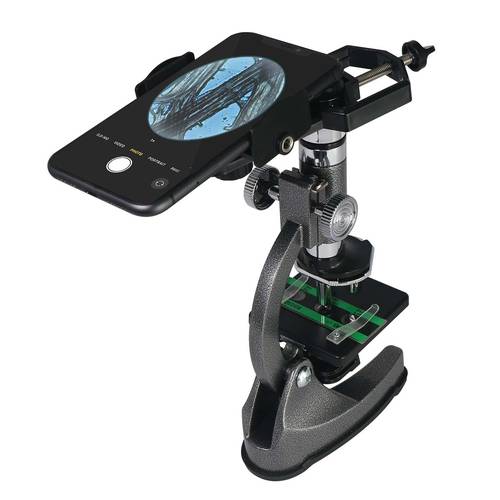 Explore the micro world easily through your screen with the 1200x Magnification Microscope Kit with Smartphone Adapter