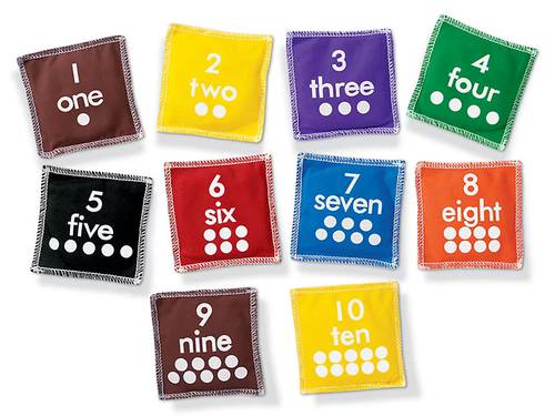 Numbers Beanbag Set