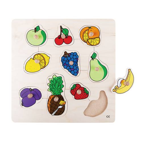 Inlay Board Puzzles - Fruits