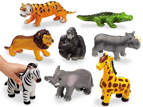 Soft & Squeezy Wild Animals