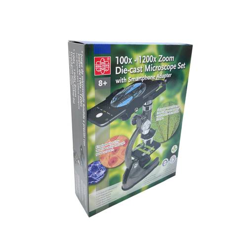 مجموعة مجهر تكبير 1200x مع محول الهاتف الذكي