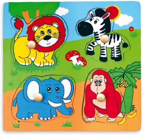 Flat Puzzle - Wild Animals