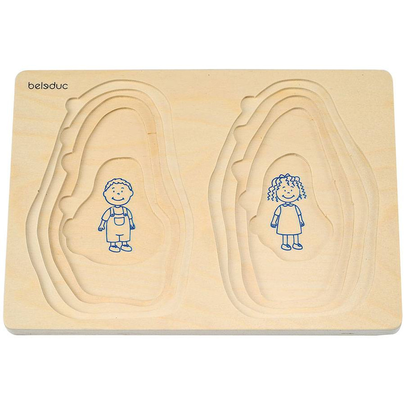 Multilayer Puzzles--Grow Up - Man & Woman
