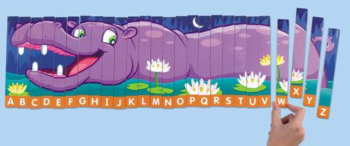 Hippo Uppercase Puzzle