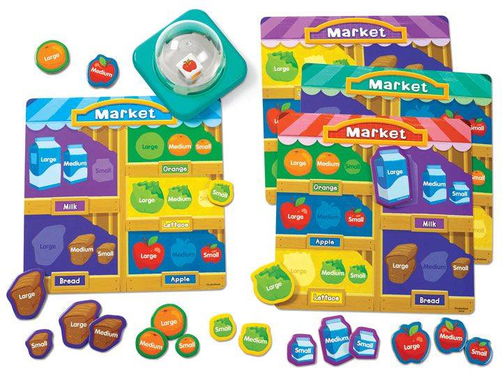 POP & MATCH VOCABULARY GAMES - Comparing Size.