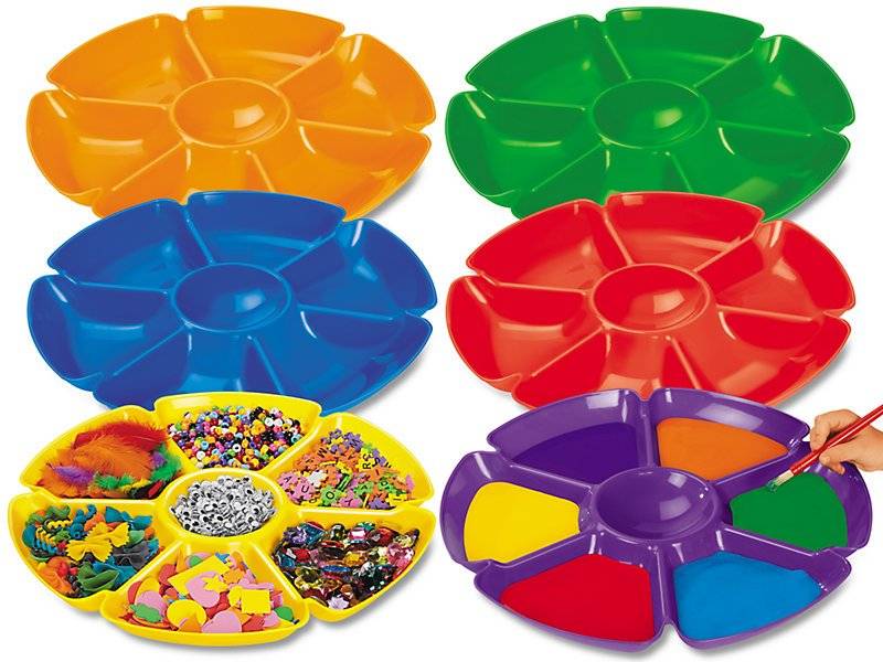 Paint & Craft Trays - Set of 6