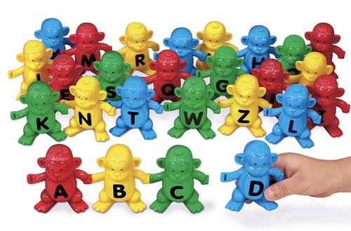 Linking Letter Monkeys - Uppercase