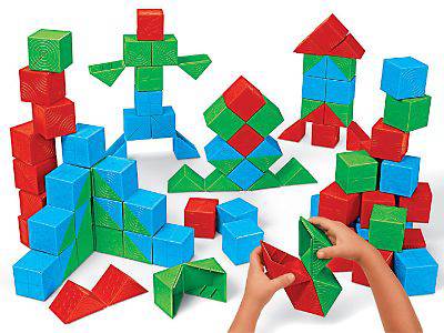 BUILDING CUBES Starter Set 30 interlocking plastic blocks