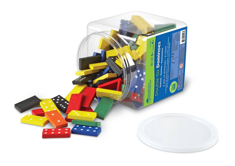 Double-Six Wooden Dominoes
