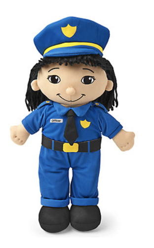 Police Officer Washable Doll