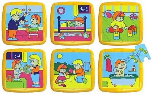 BABY'S DAY Puzzles - SET OF6