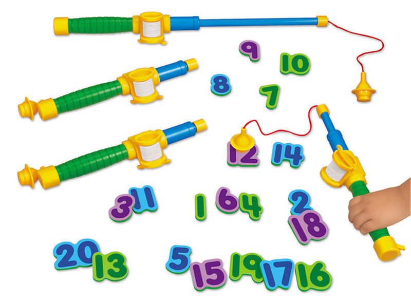 Magnetic Numbers Fishing Set