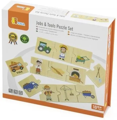 Jobs & Tools Puzzle Set 