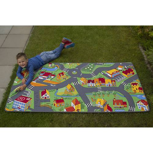 Happy Little Town Play Carpet. 92 X 200 CM