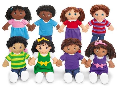 SOFT & WASHABLE SCHOOL DOLL - ASIAN