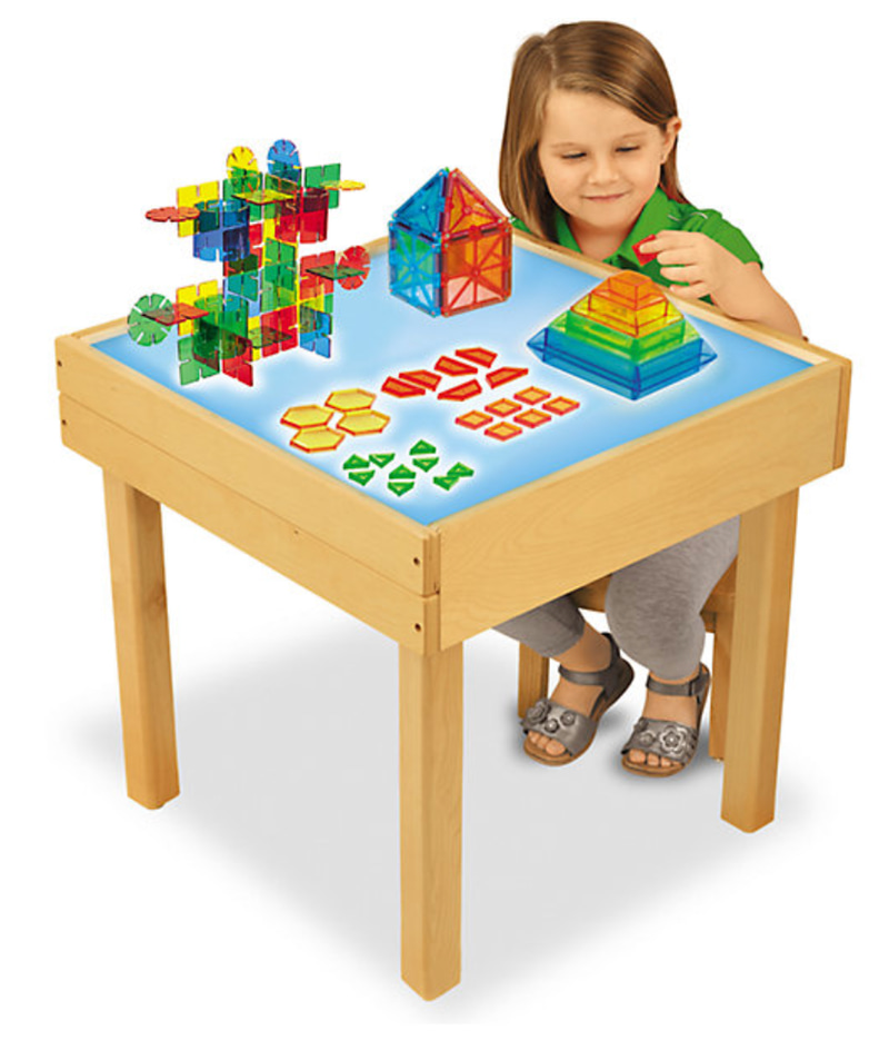 Space-Saver Color-Changing Light Table
