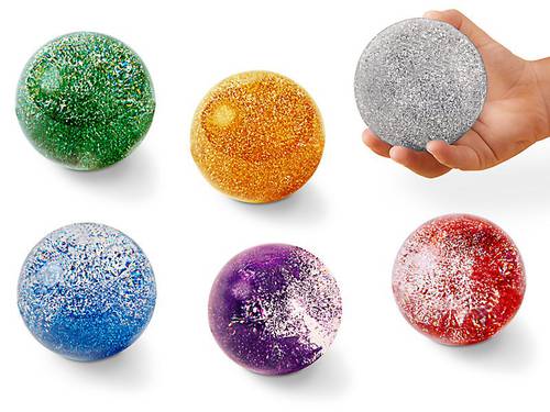 Swirling Glitter Sensory Balls