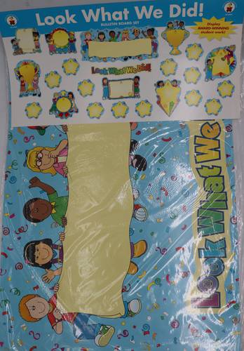 Look What We Did Bulletin Board Set