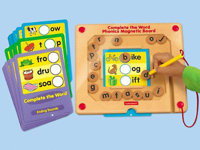 COMPLETE THE WORD PHONICS MAGNETIC BOARD